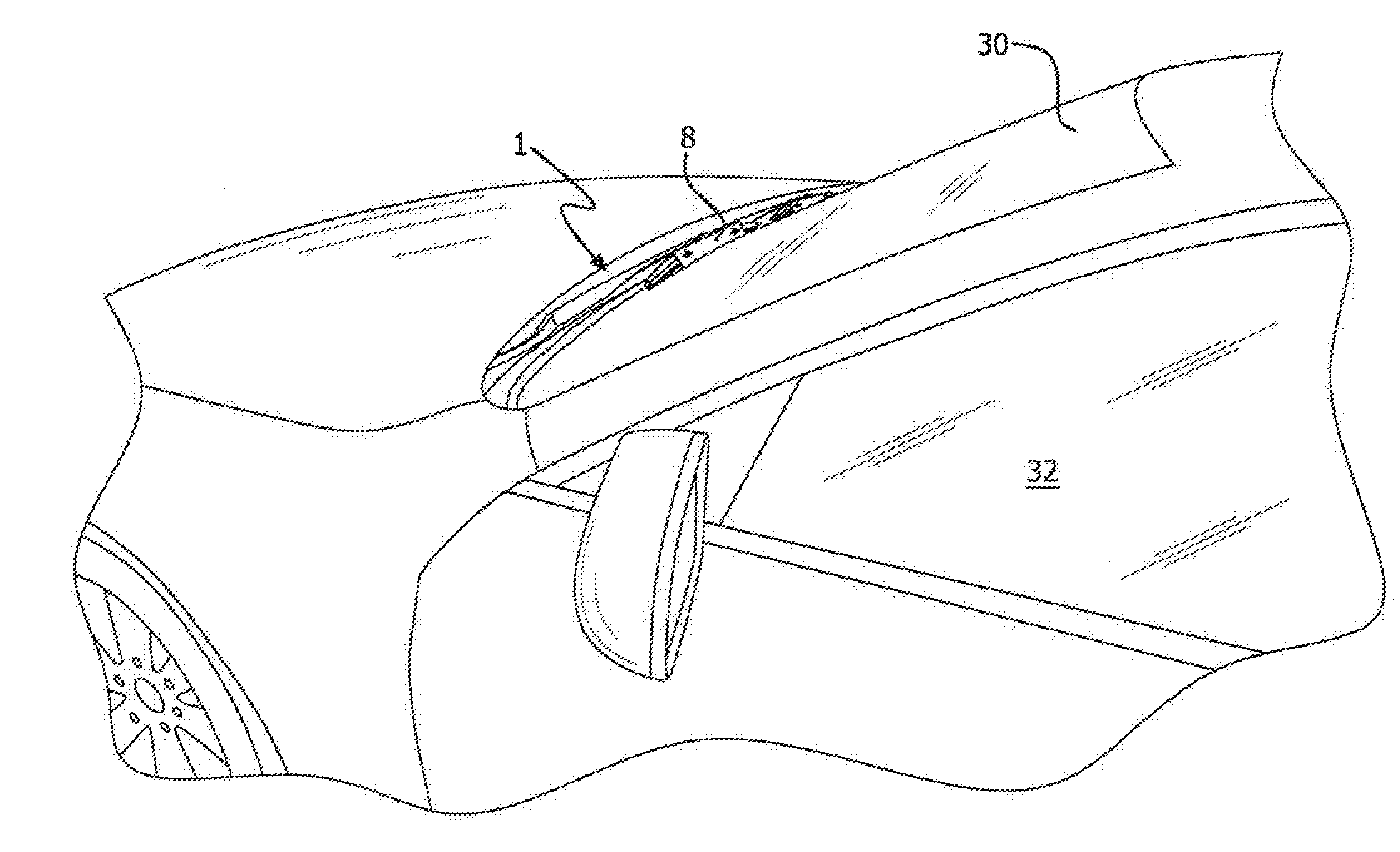 Windshield Wiper with Ice Scraper Attatchment