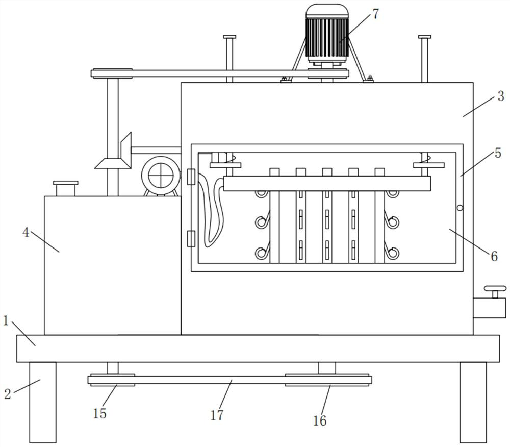 Medical rinsing and disinfecting device