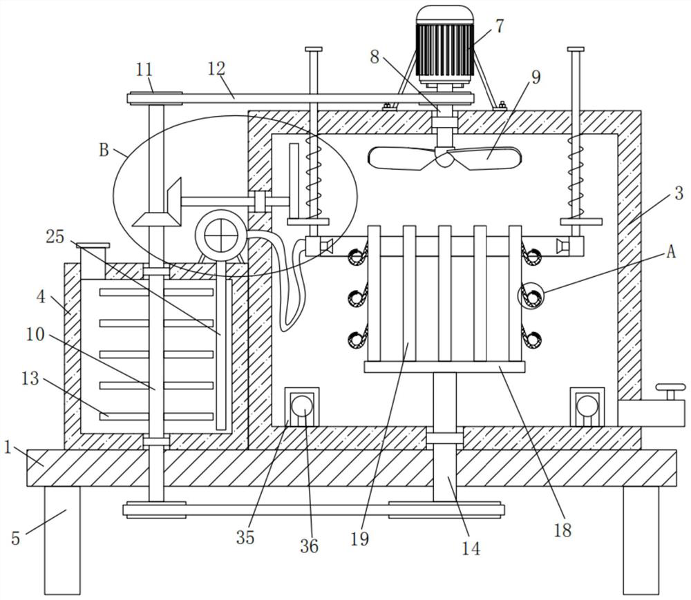 Medical rinsing and disinfecting device