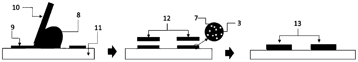 Multi-size mixed nano-particle paste and preparation method thereof