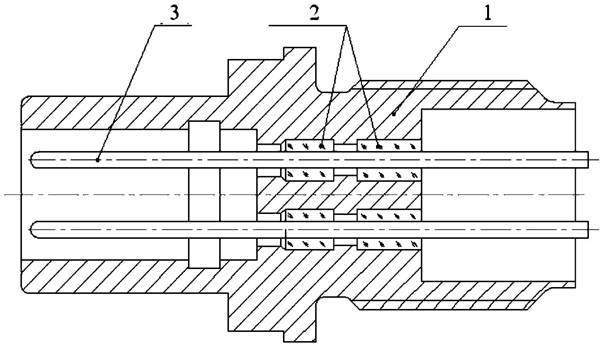 A segmented sealing high pressure sealing member