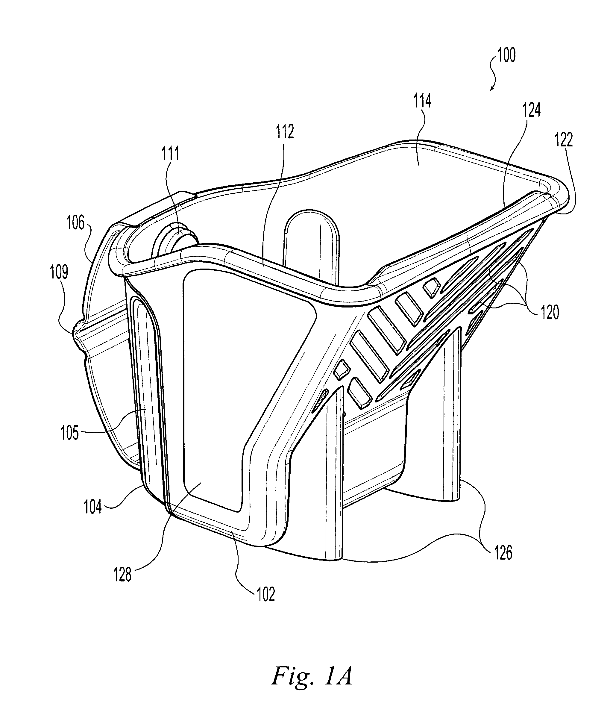 Hand-held paint container