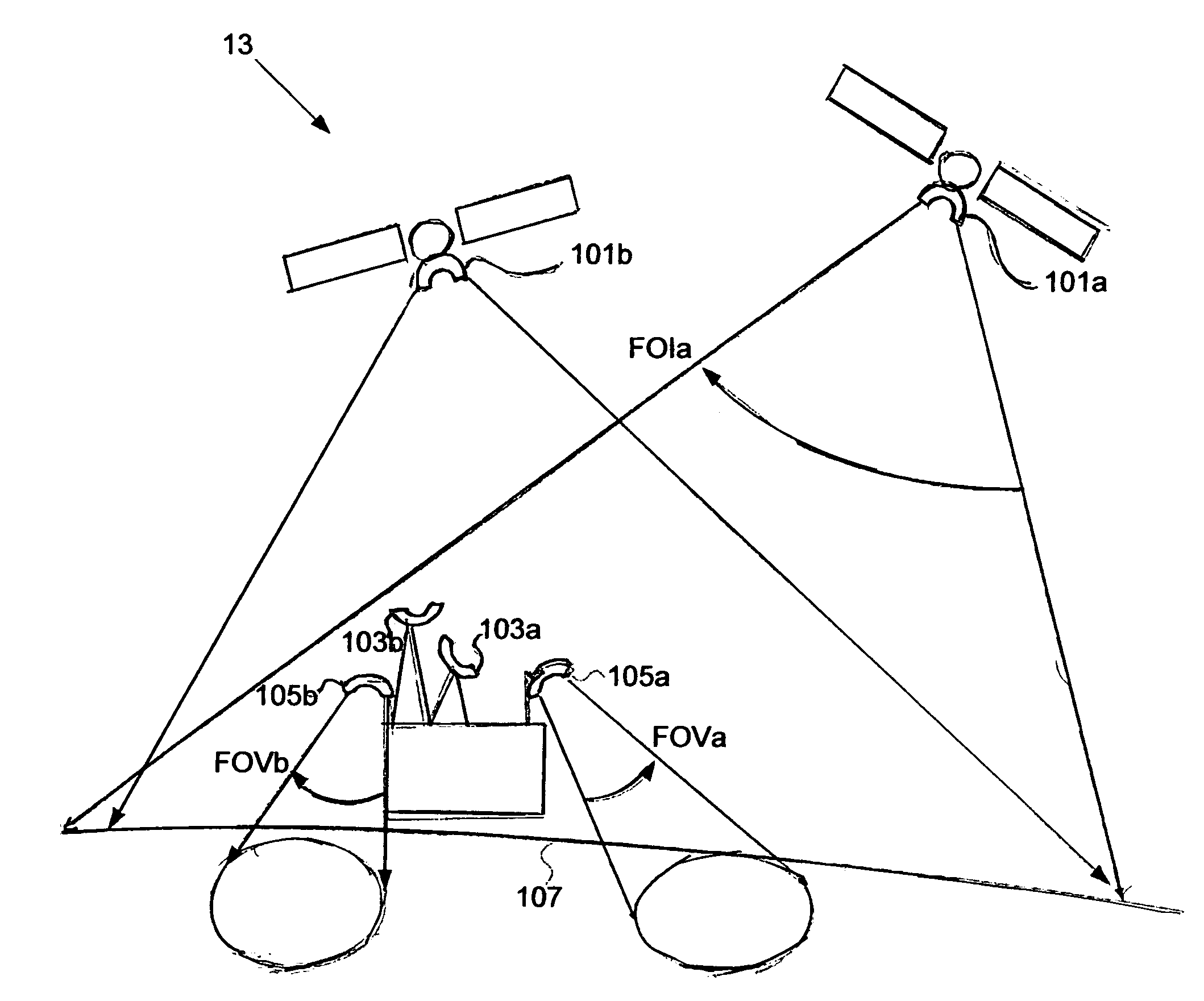 Passive radar utilizing space-borne digital electromagnetic illuminators