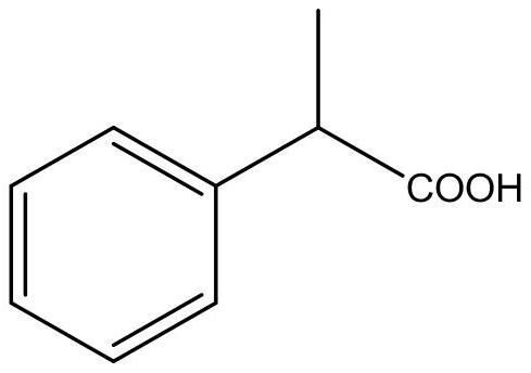 Method for electrochemically preparing 2-phenylpropionic acid