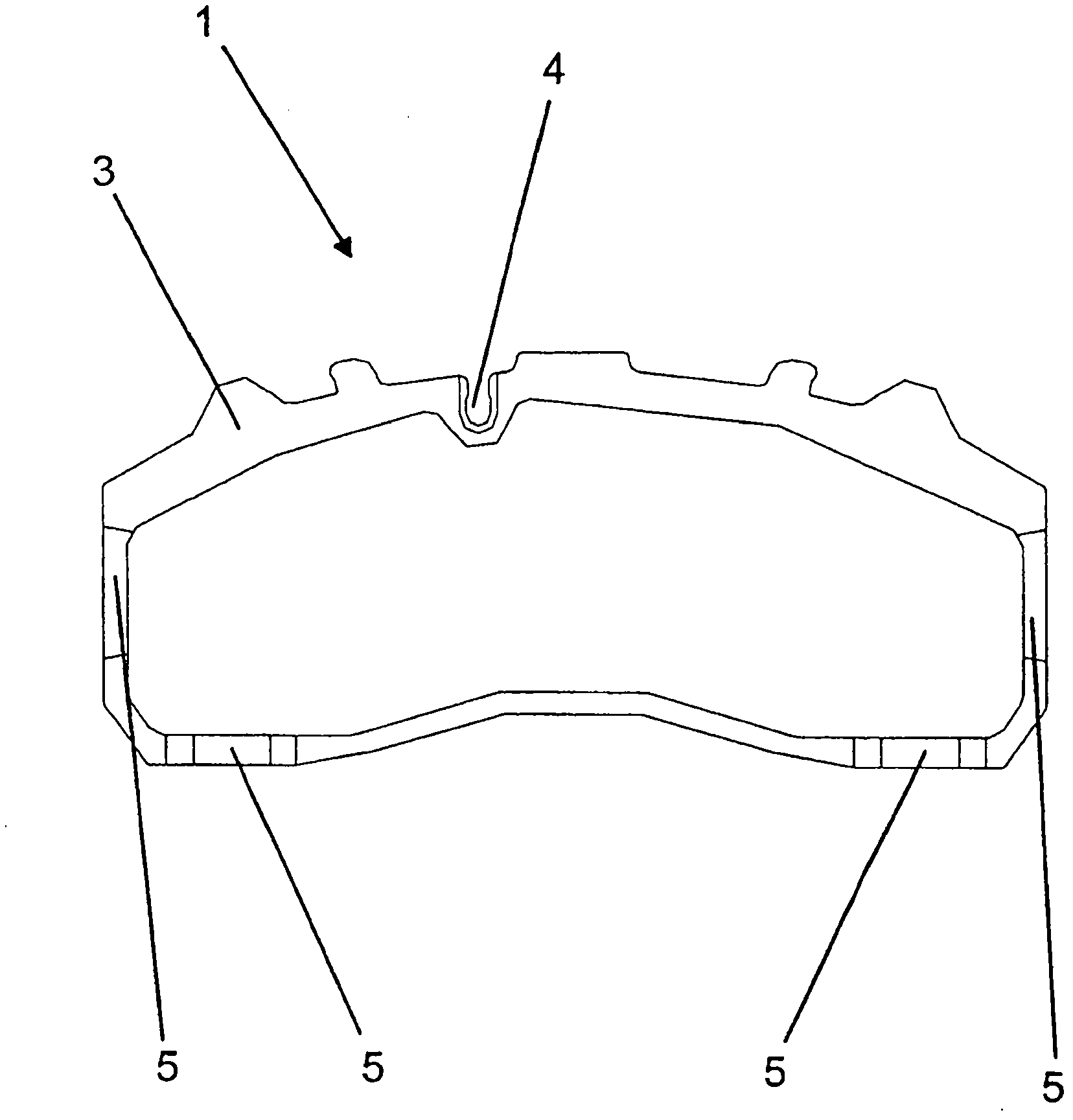 Method for producing a brake lining carrier