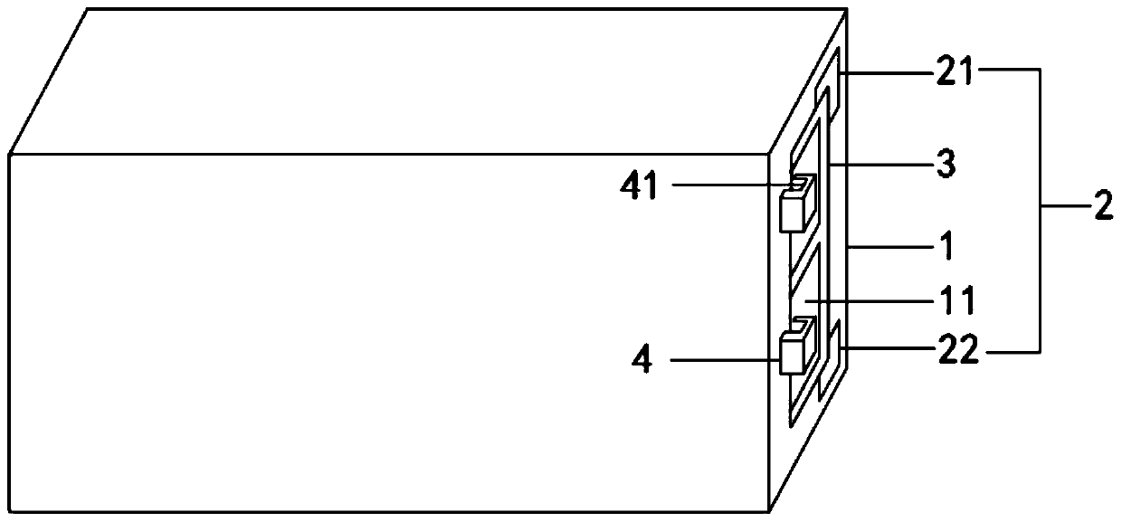 LED light mirror provided with light strip storage structure