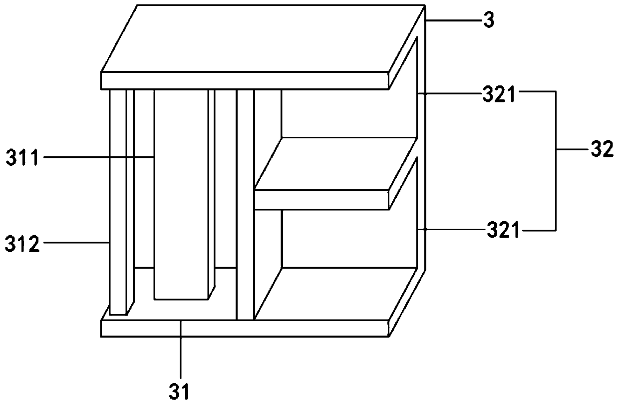 LED light mirror provided with light strip storage structure