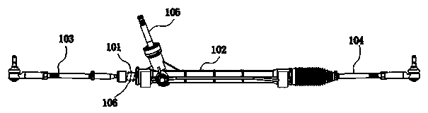 Gear-rack steering gear