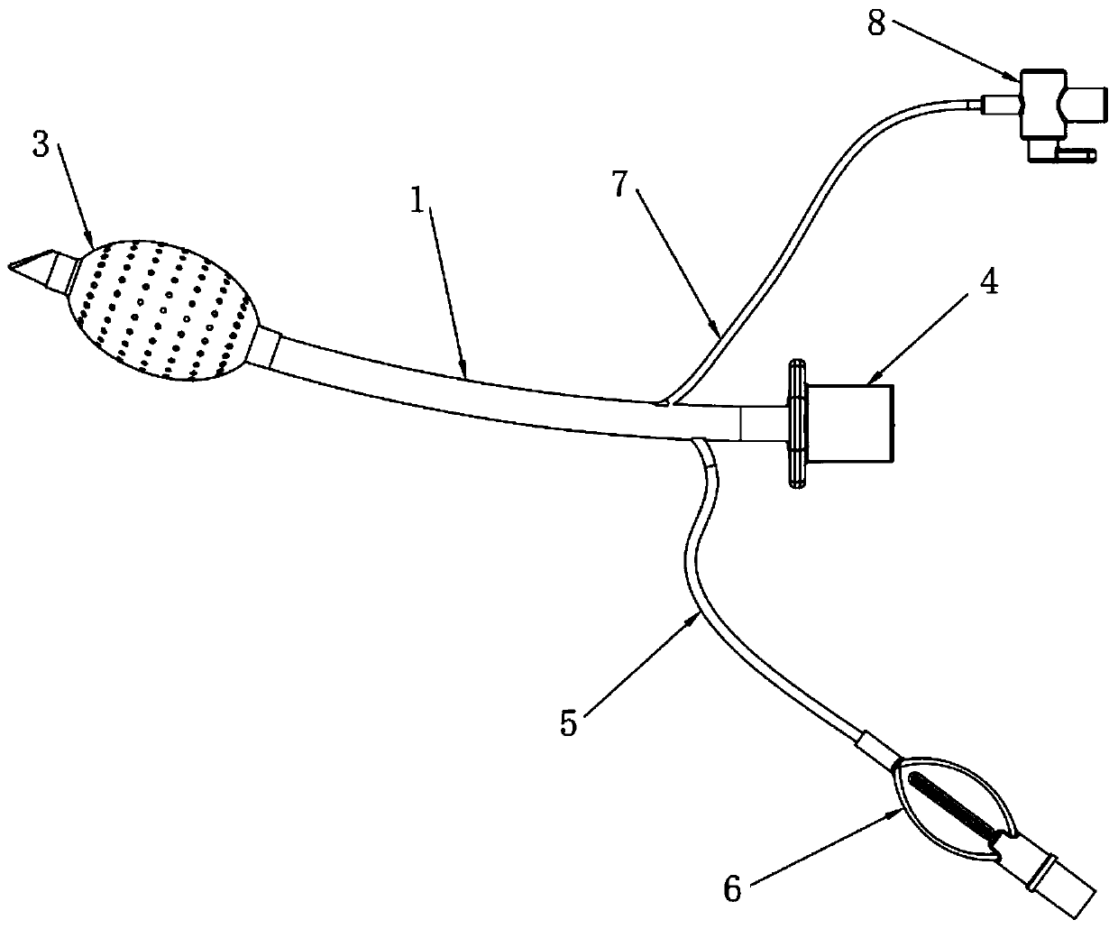 Nasopharynx ventilating pipeline