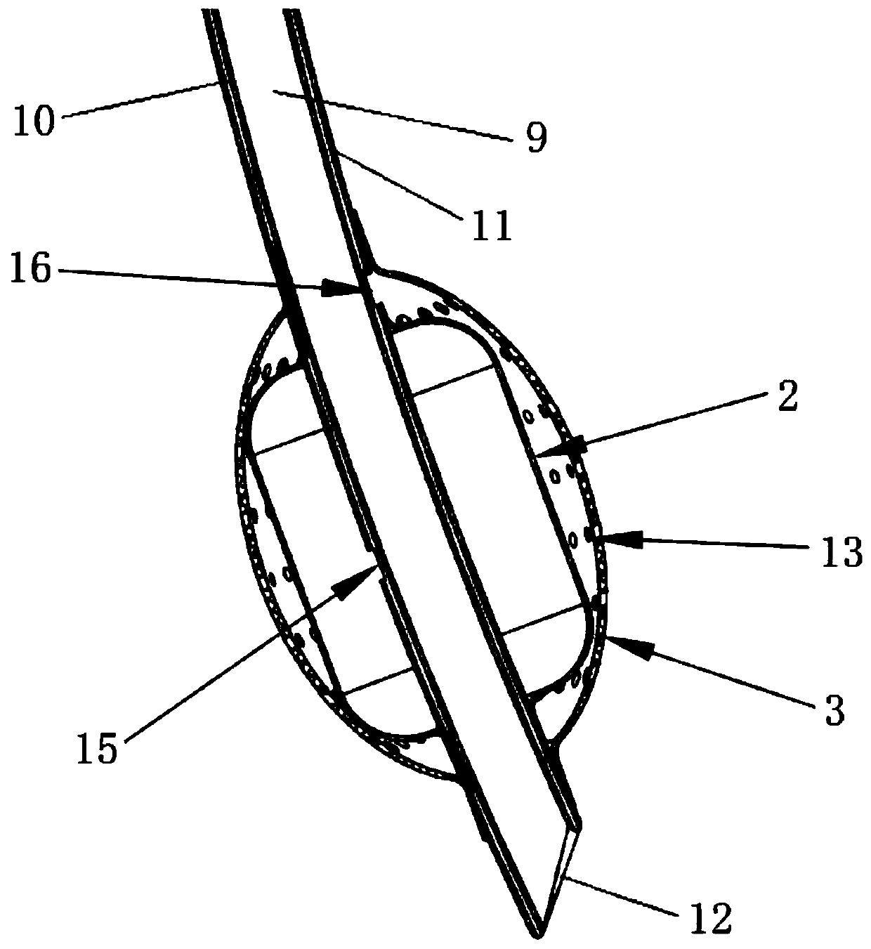 Nasopharynx ventilating pipeline