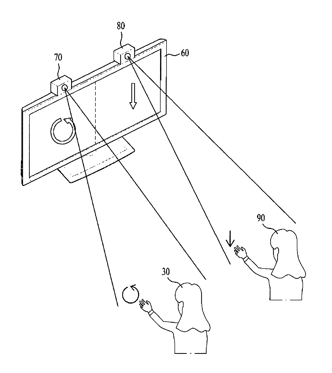 Gesture-based user interface method and apparatus