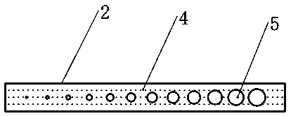 Composite pipe with gradually varied axial strength