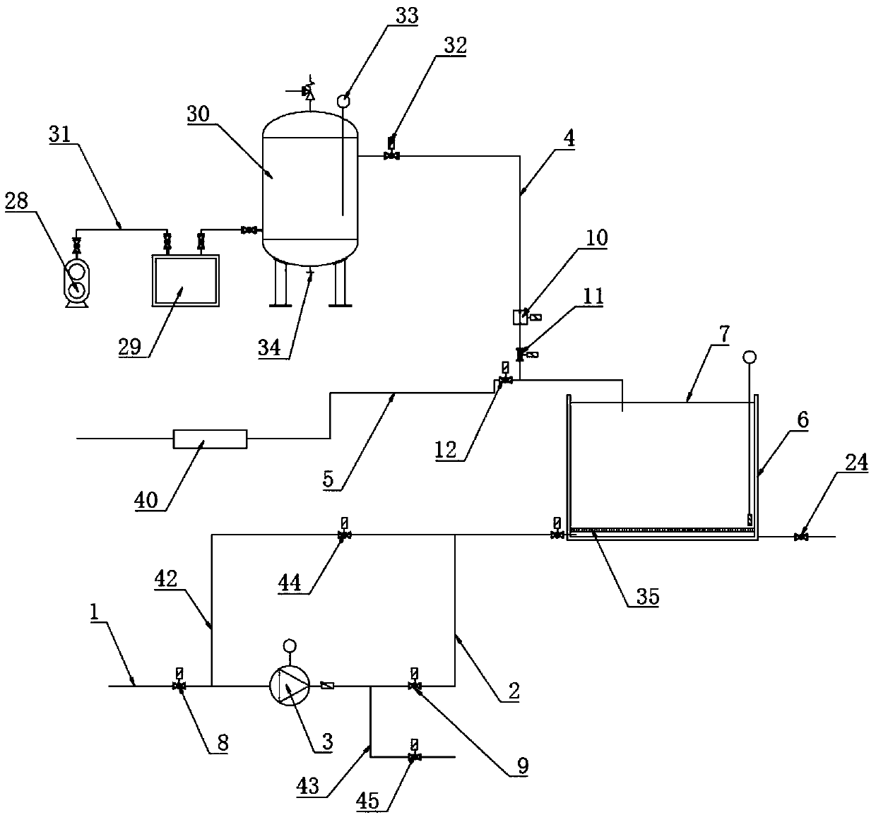 System for package container constant temperature airtight test