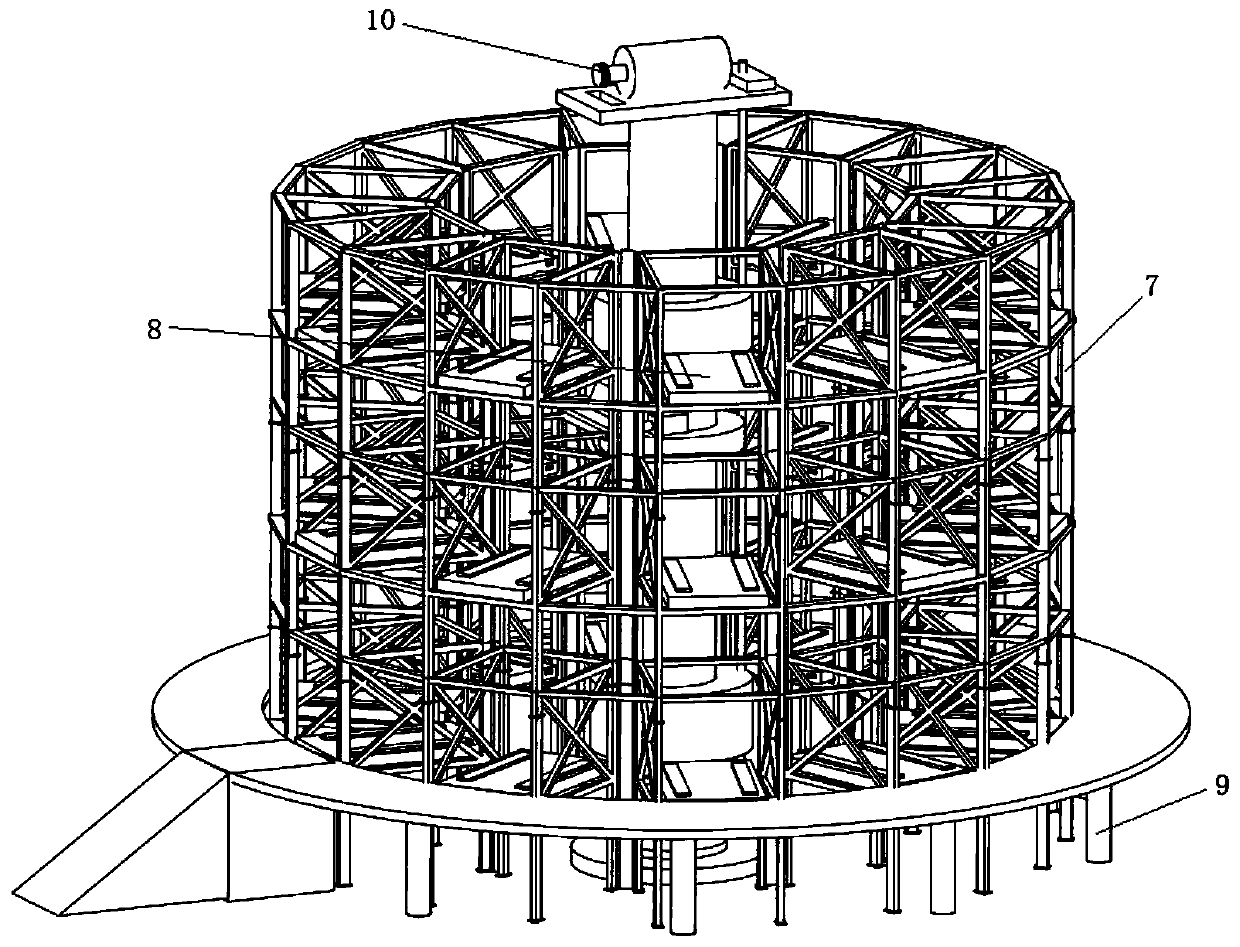 Annular parking device