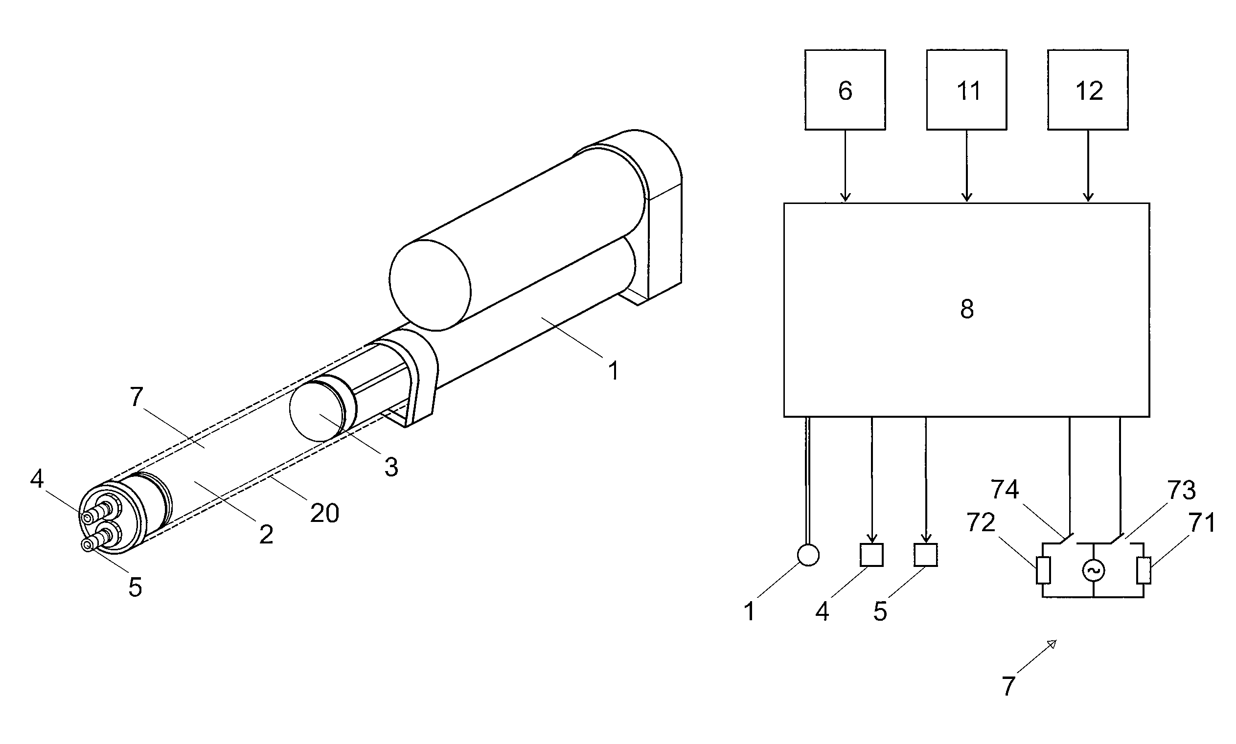 Heating pump for liquids