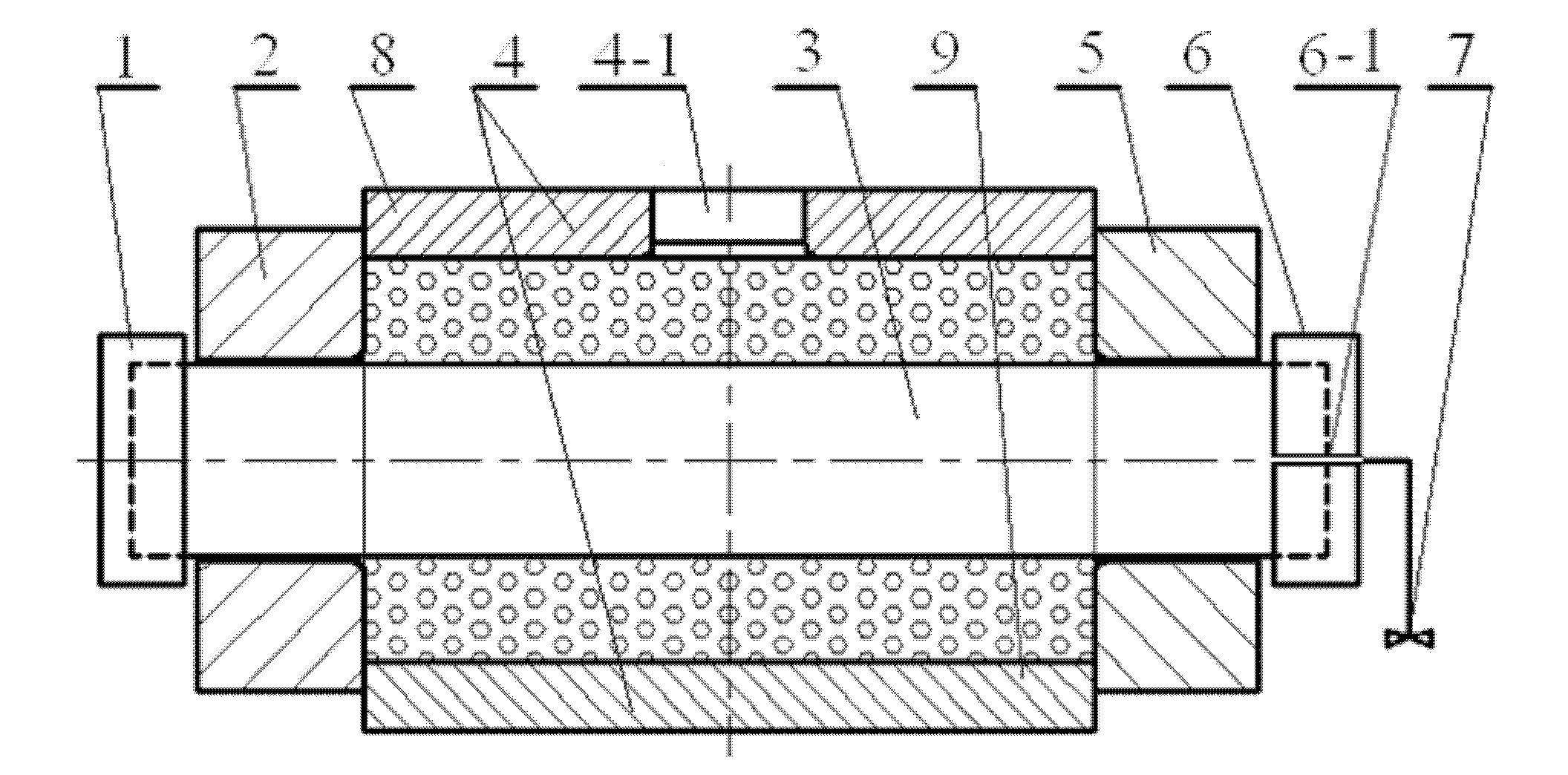 Device for improving pipe internal-pressure forming limit and method for improving pipe internal-pressure forming limit by utilizing same