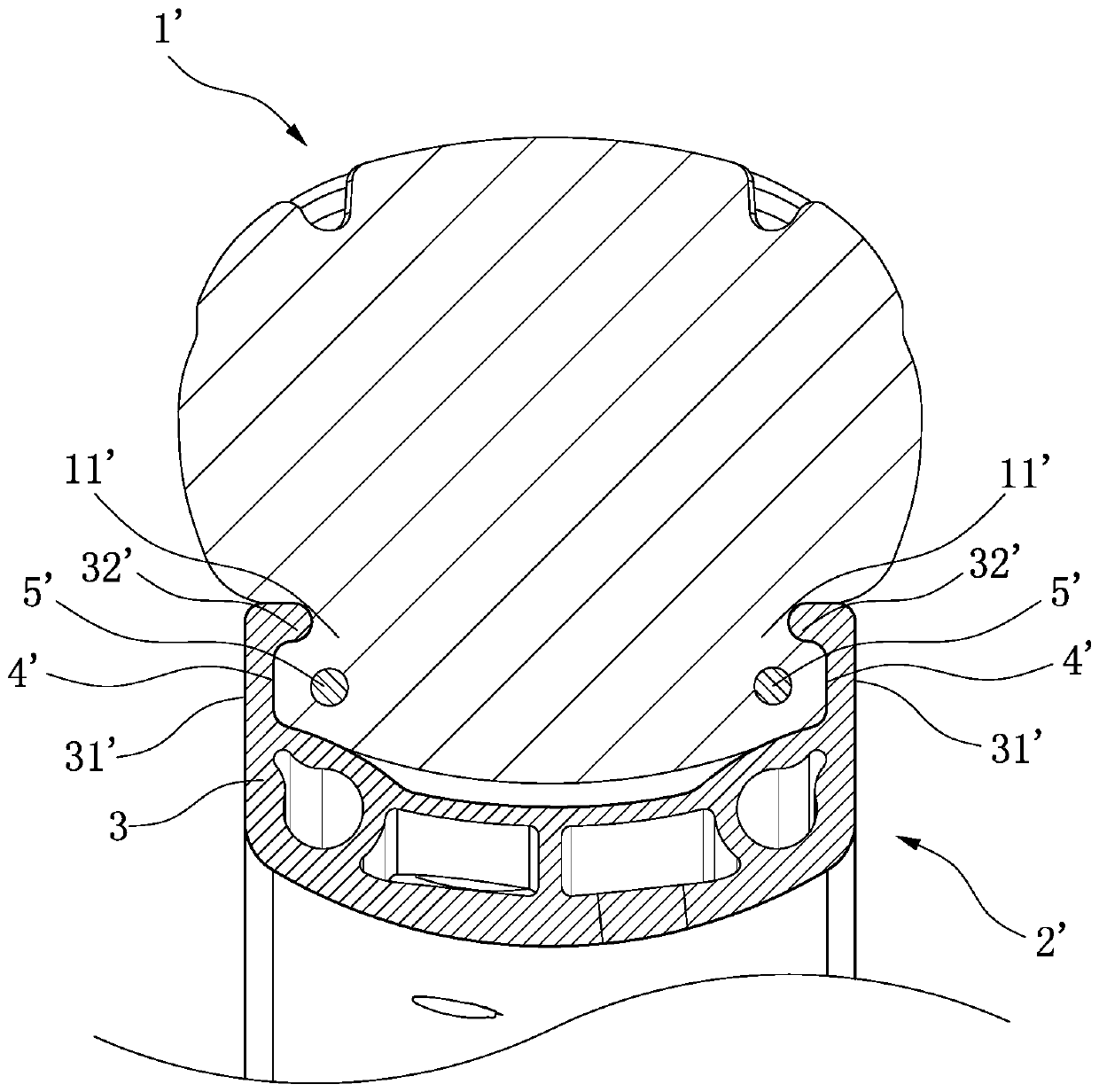 Matching structure of rim outer frame and tire