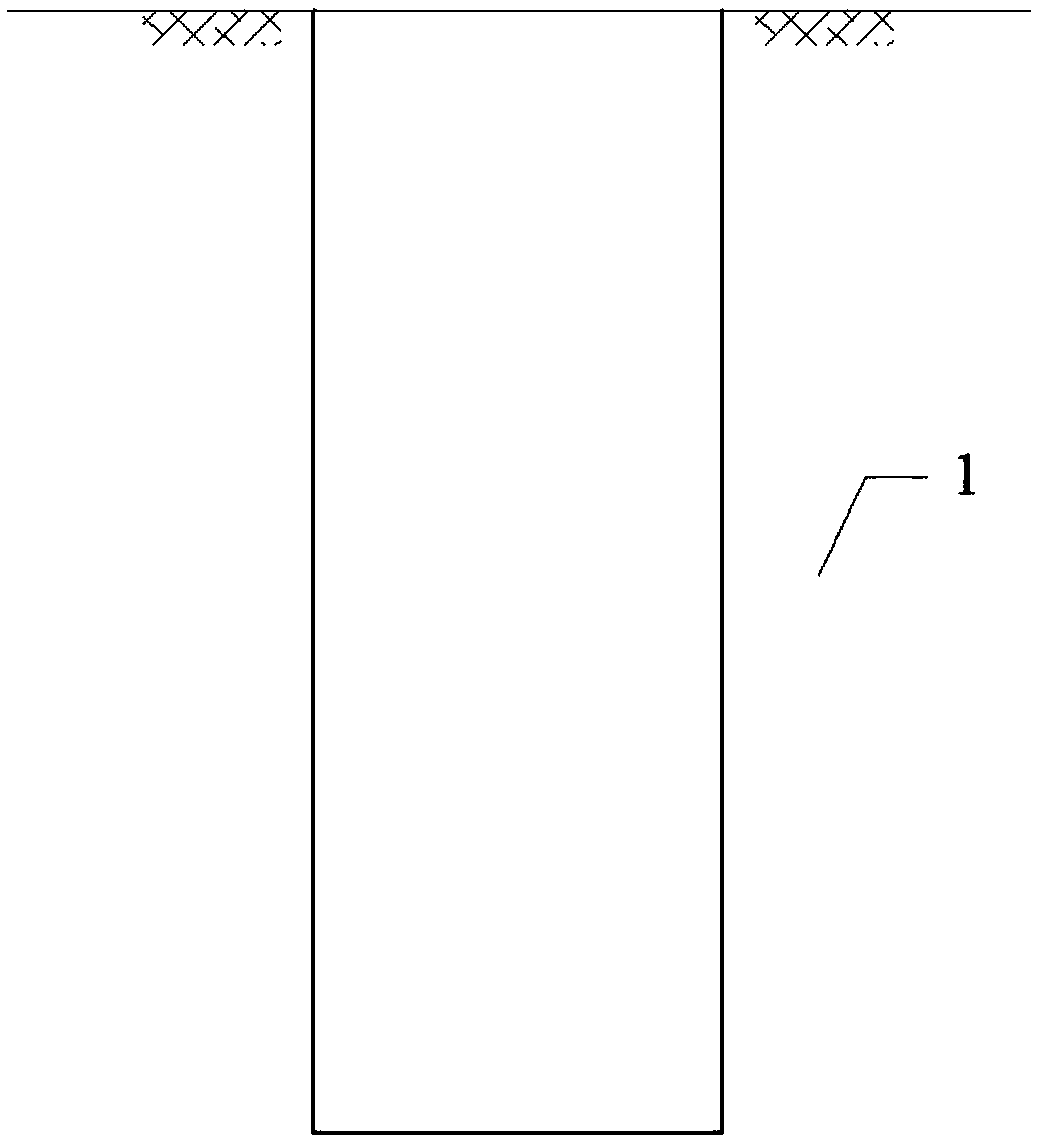 Suspended pile, construction method of suspended pile, and pile side frictional resistance test method