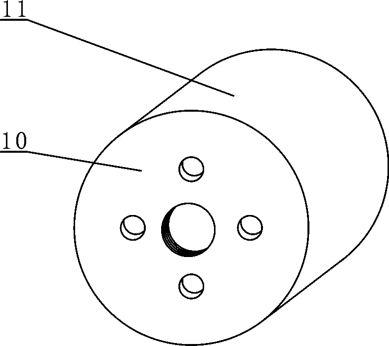 Outdoor split combined tire for electric locomotive