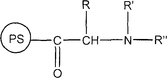 Boron adsorption resin containing difunctional groups