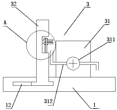 A wind power blade flash cutting device