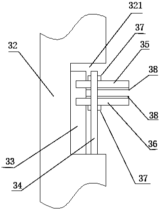 A wind power blade flash cutting device