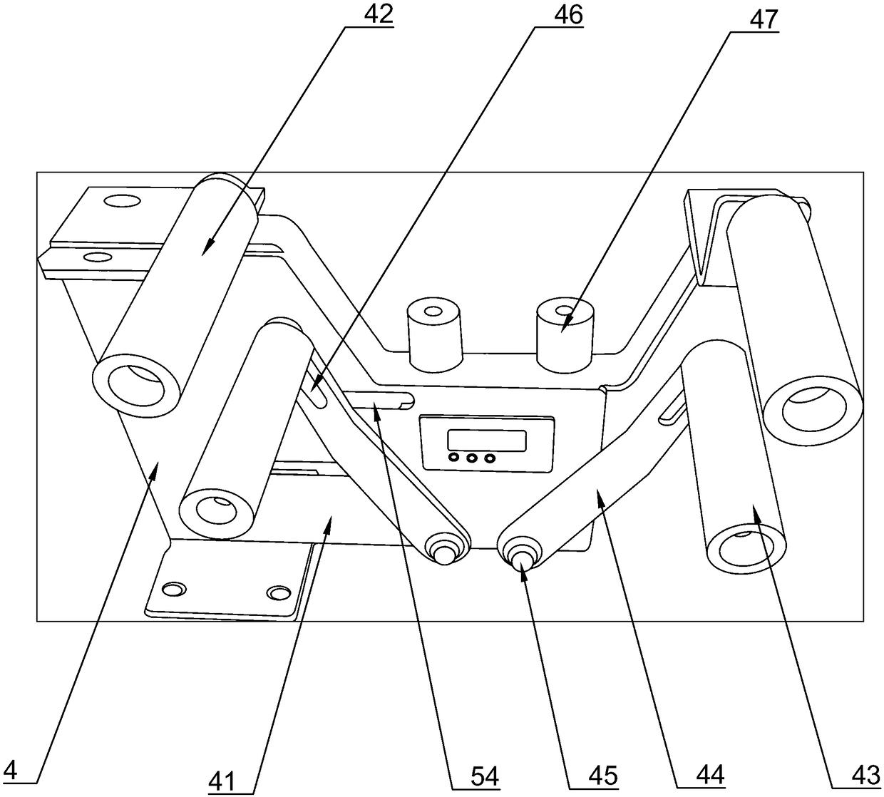 Sewing device capable of loosening and tightening trouser waists