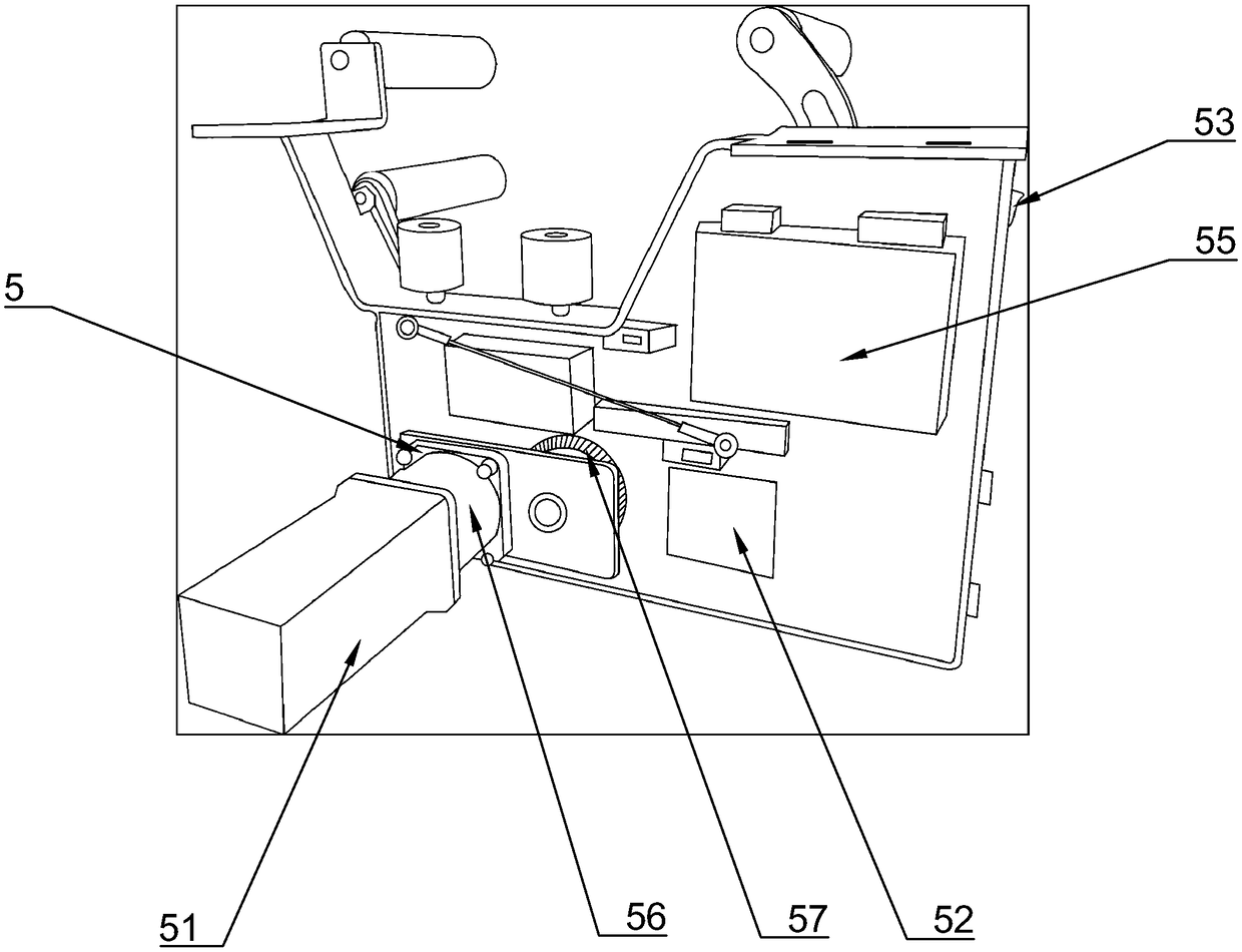 Sewing device capable of loosening and tightening trouser waists