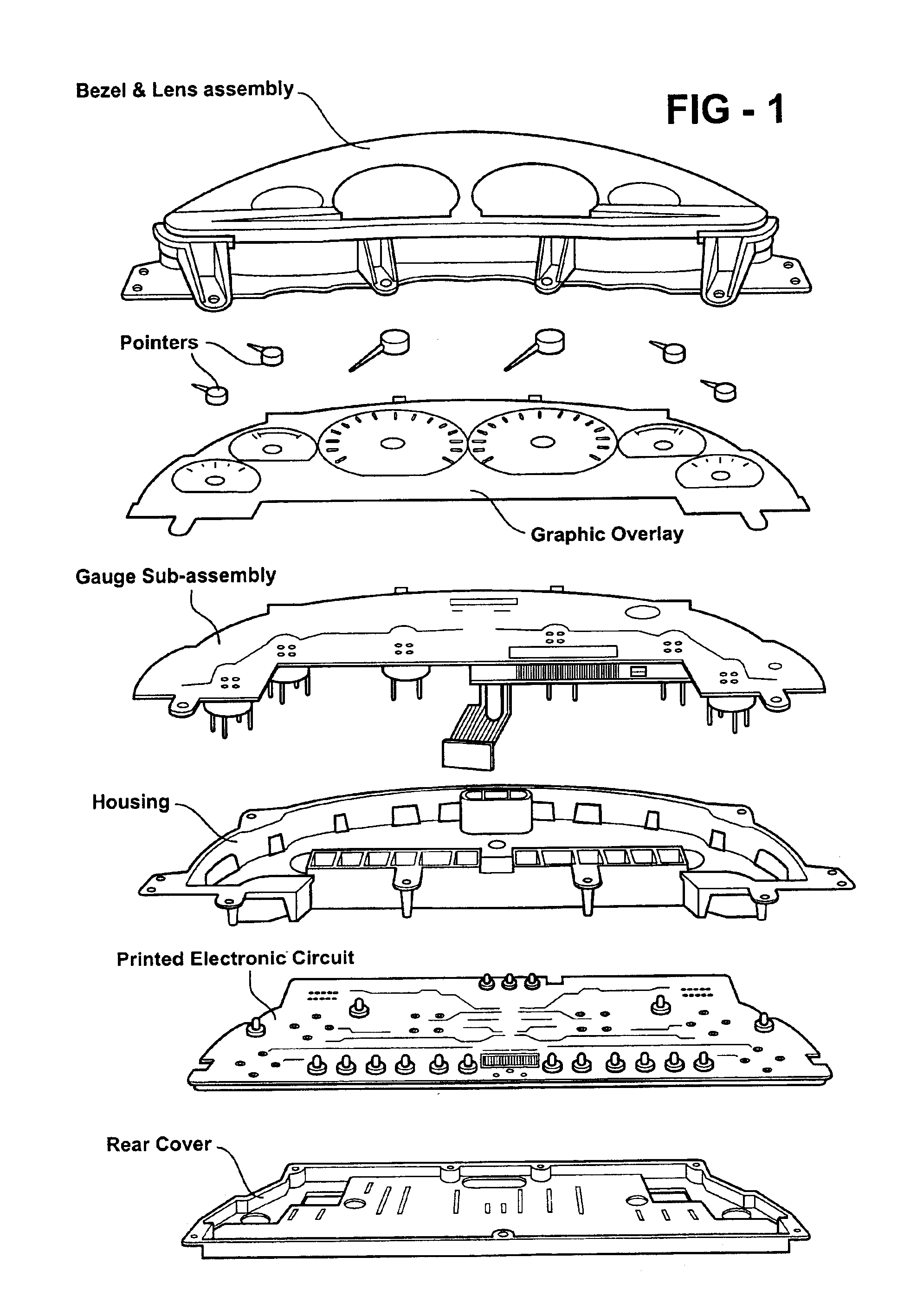 Calibrated custom instrument gauge module and means for assembly