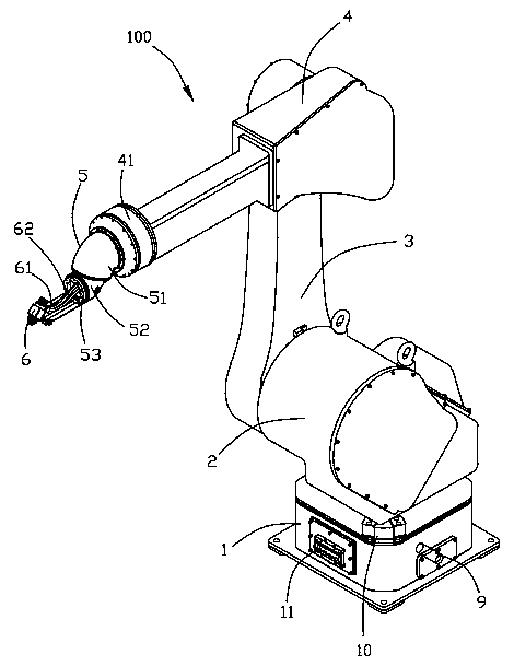 Six-freedom-degree spray coating robot