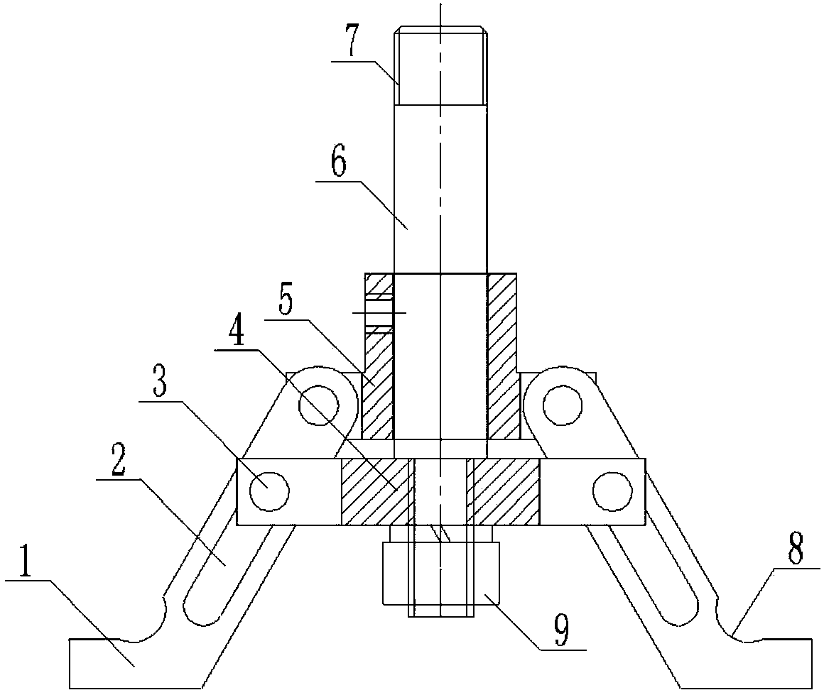 Lift claw for annular workpiece