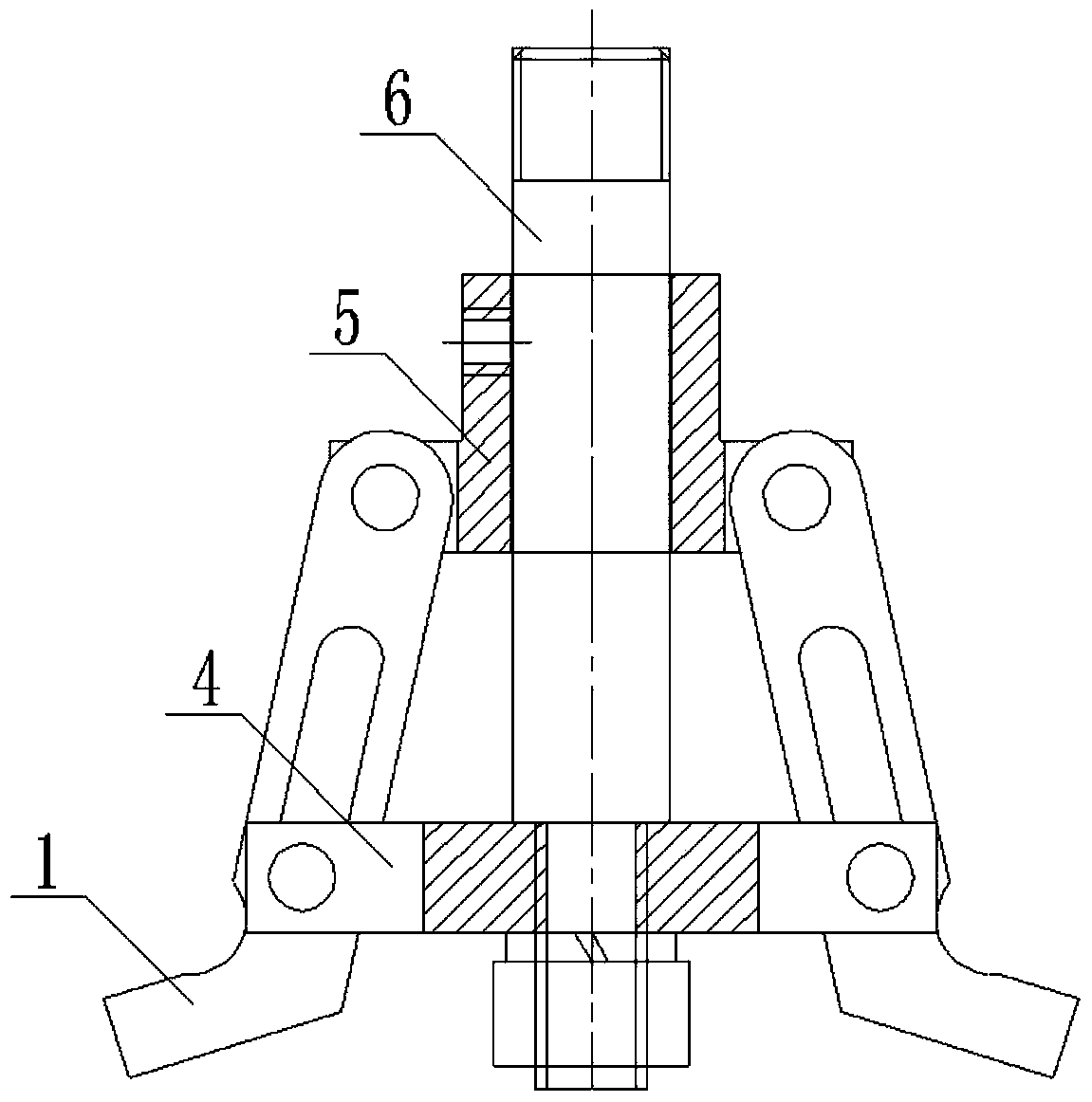 Lift claw for annular workpiece