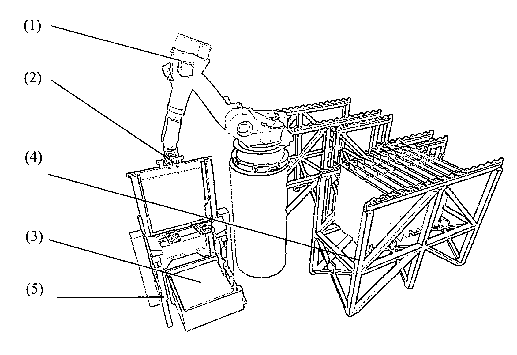 Robot system and method for cathode stripping in electrometallurgical and industrial processes