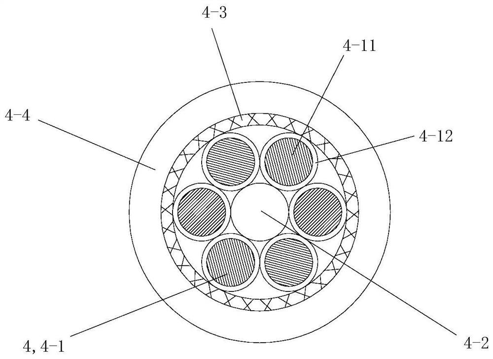 Drag-and-drop photoelectric composite cable and production process for aboveground mining engineering