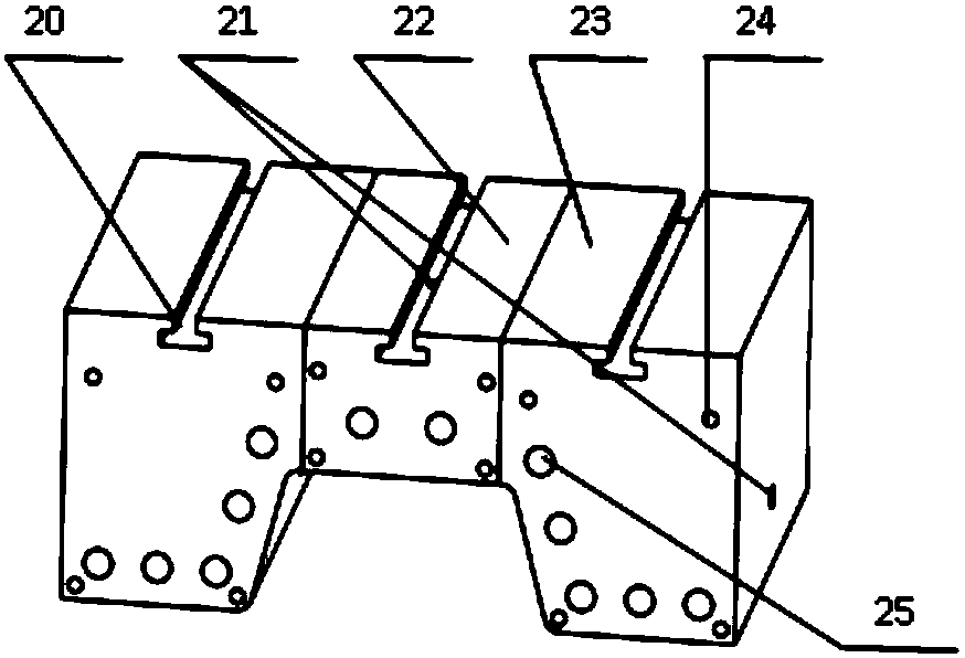 A hot stamping experimental die