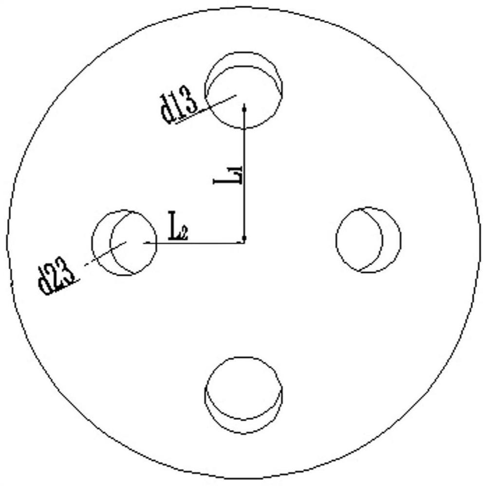 Efficient dephosphorization oxygen lance spray head and blowing technology