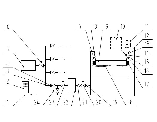 Active safeguard system and method for floating-roof oil tank