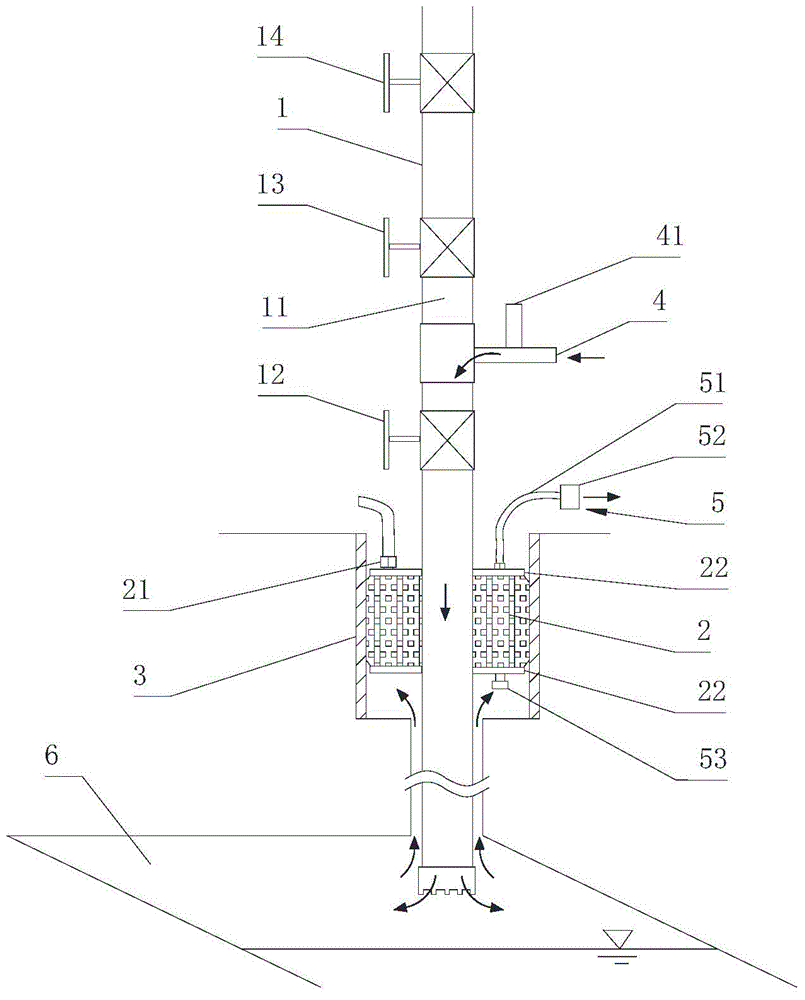 Ventilating method and equipment for air pressure maintaining for drilling in mine rescue