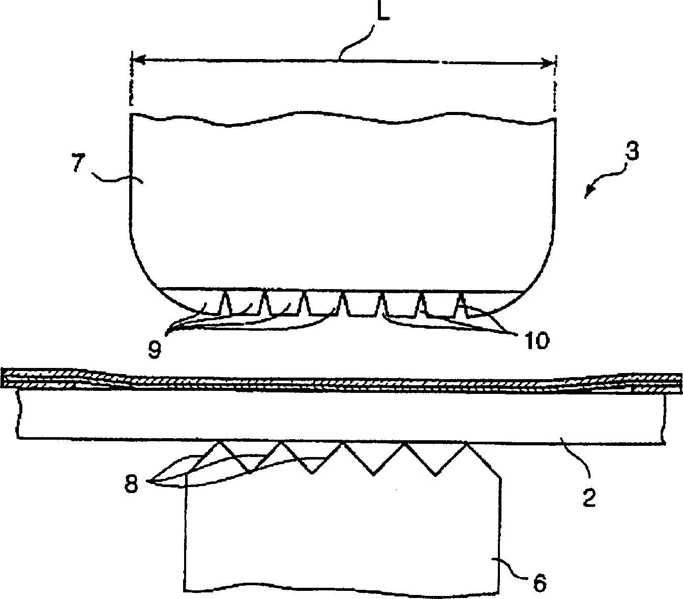 Flexible flat cable connecting method and boom structure of ultrasonic bonding machine