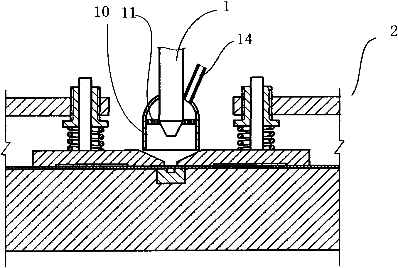 Laser welding method of rhenium alloy thin sheet