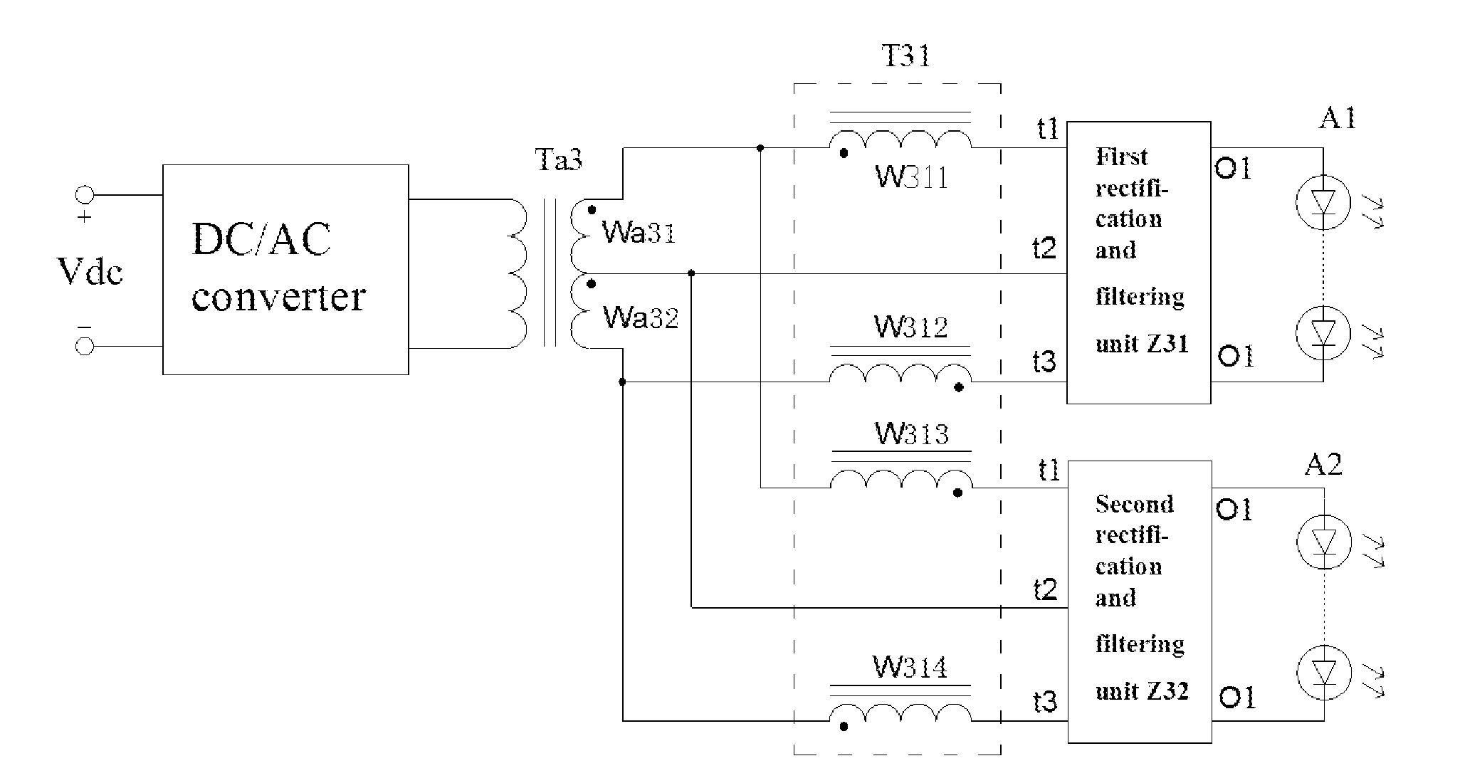 Multi-path constant current driving circuit