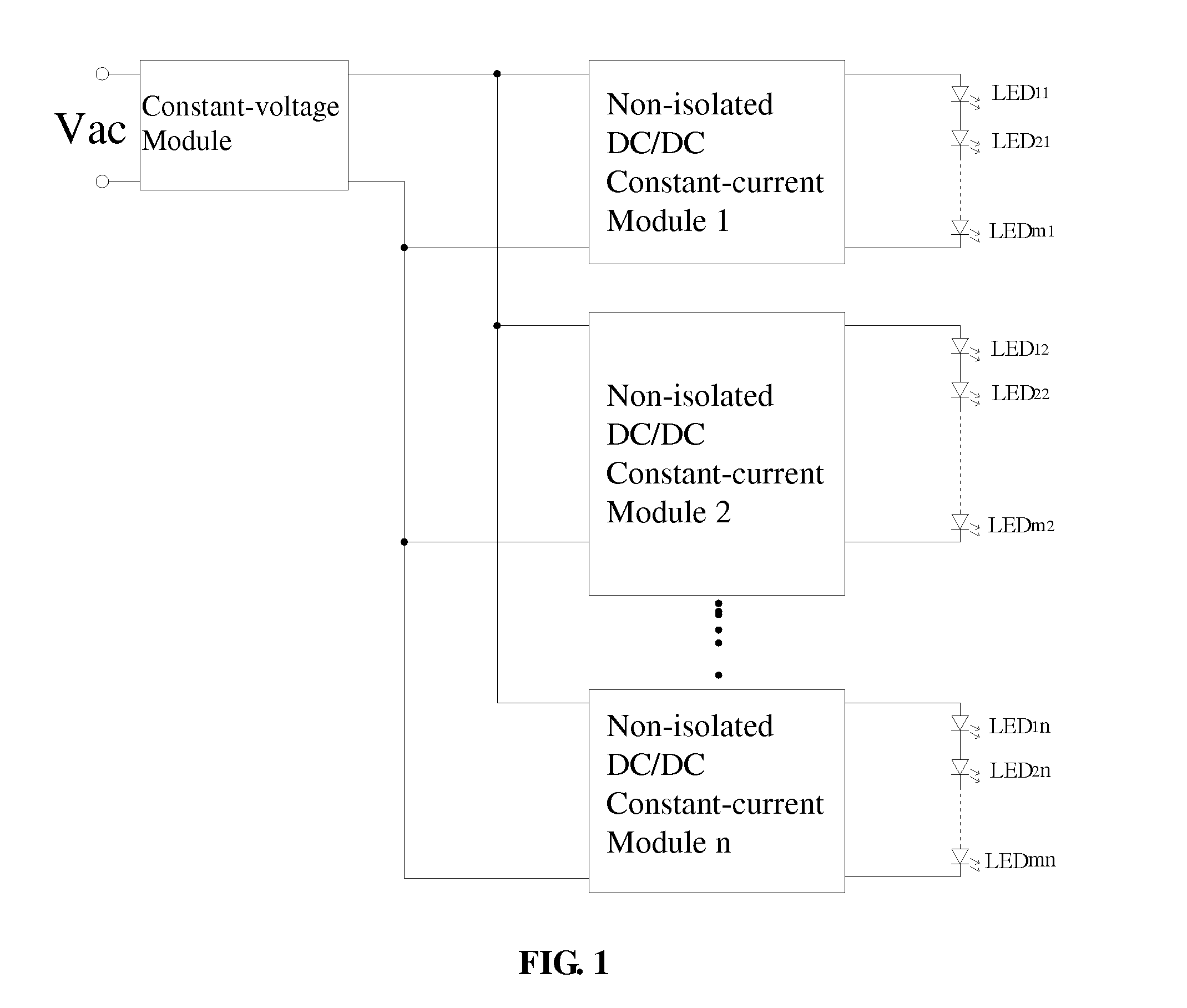 Multi-path constant current driving circuit