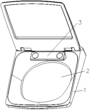 Washing machine control panel seat and washing machine