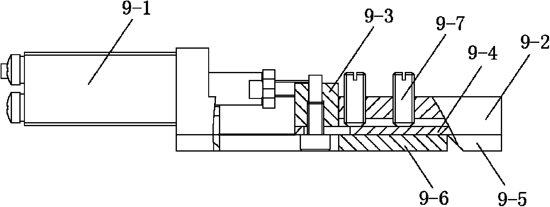 Thermoplastic tube mounting mechanism for automatic buzzer assembly line