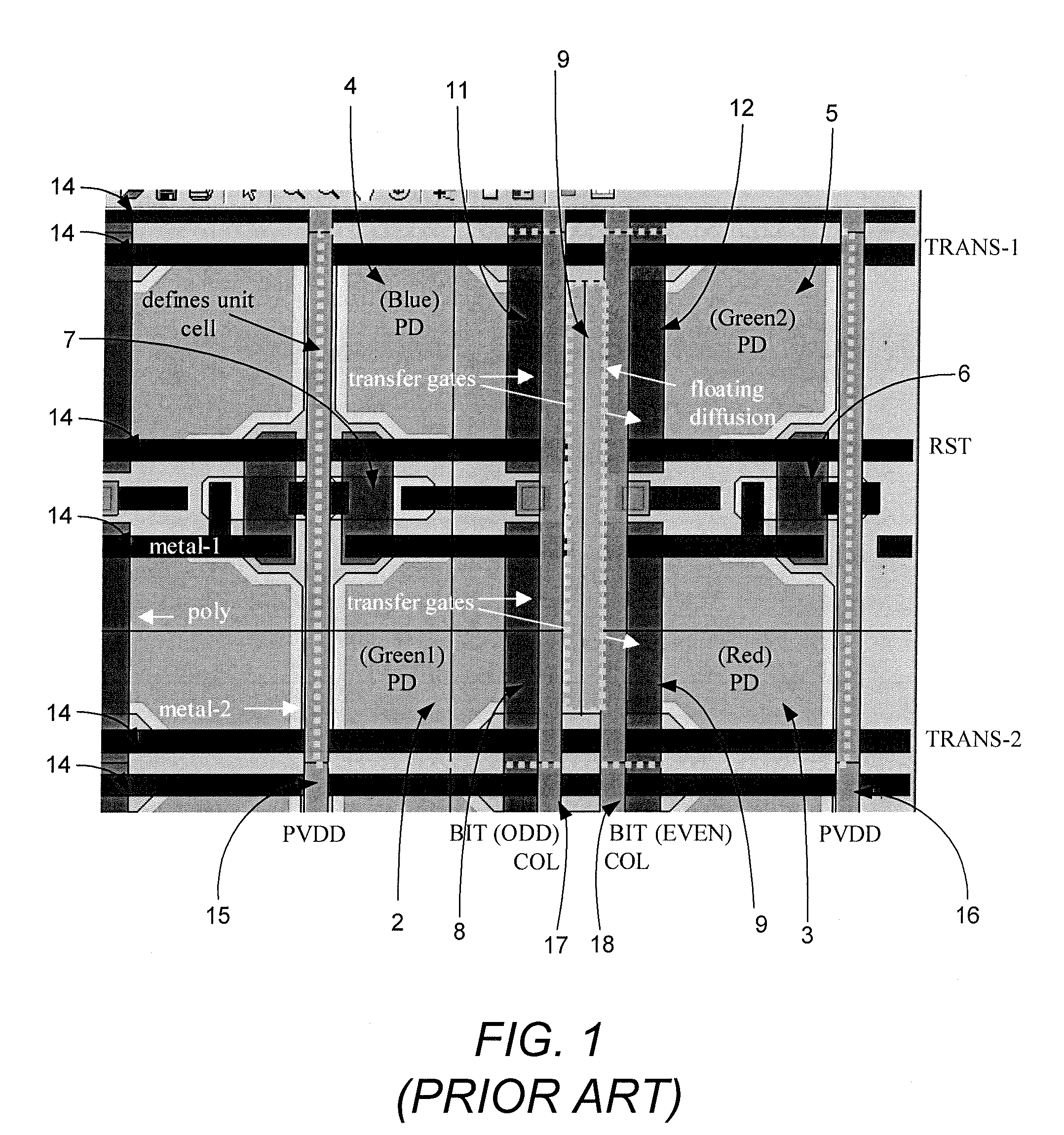 Method and apparatus for preventing or reducing color cross-talk between adjacent pixels in an image sensor device