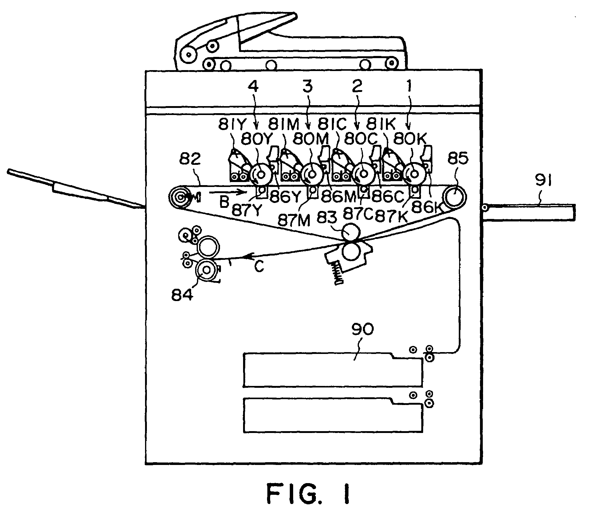 Driving force transmission mechanism, image forming apparatus equipped with such a mechanism, and process unit of such an apparatus