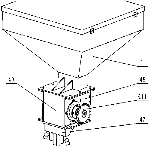 Oilseed rape precision direct sowing machine applicable to sticky heavy soil in hilly region