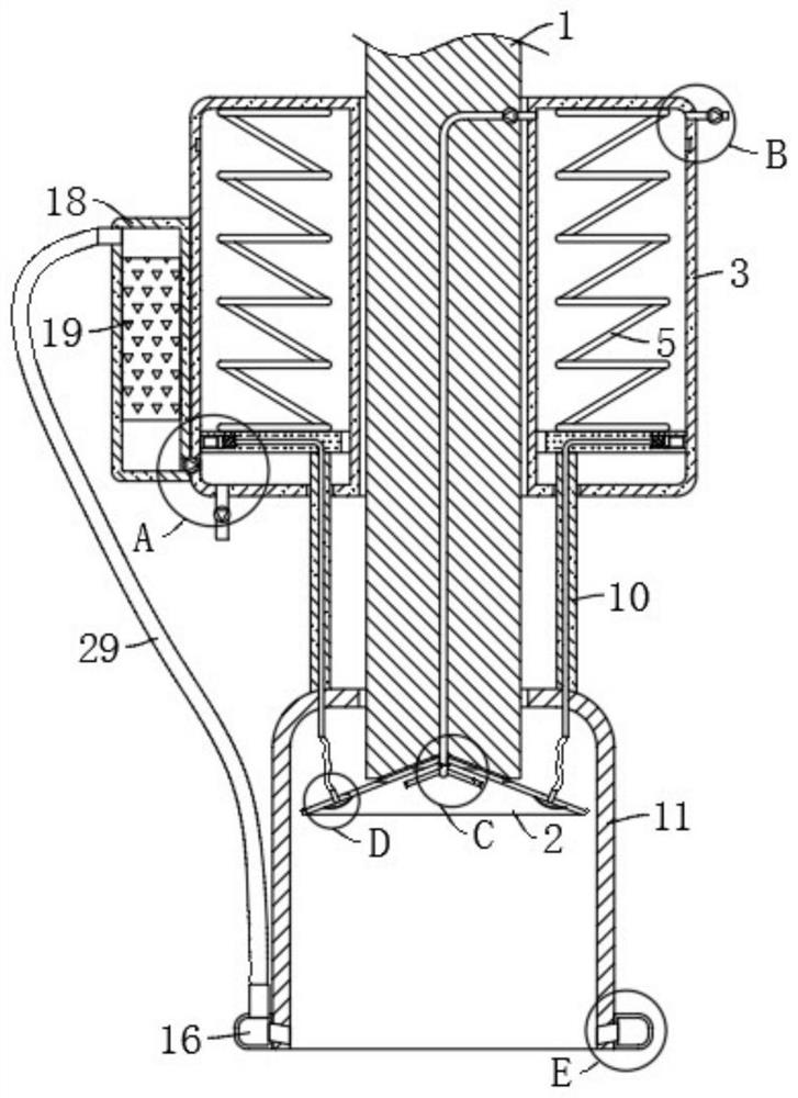 Industrial robot with multiple grabbing heads