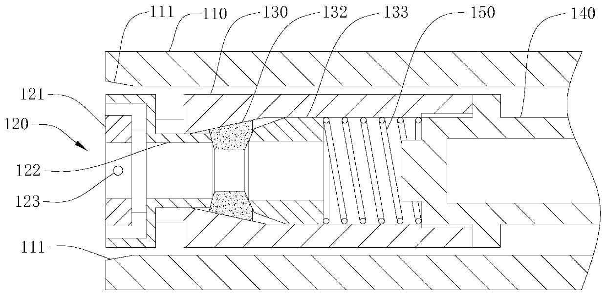 Cold-drawn rivet gun, cold-drawn rivet and cold-drawn riveting method