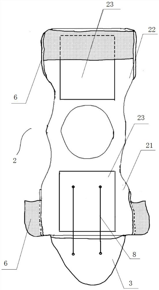 Explosion-proof garment with good crotch protector effect